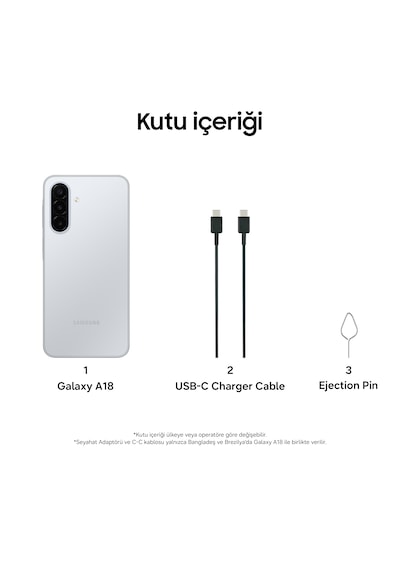 Samsung Galaxy A18 LTE 4 GB 128 GB (Samsung Türkiye Garantili)