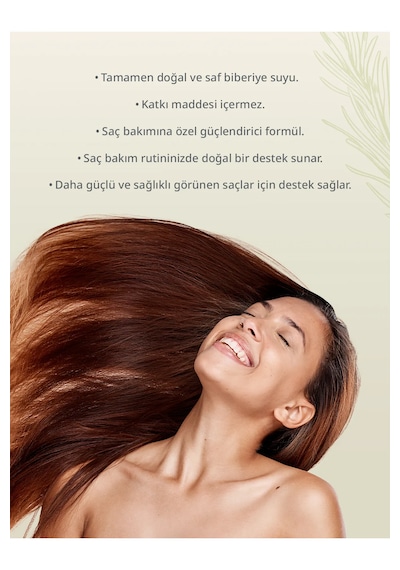 Optiderm Biberiye Suyu Güçlendirici Saç Toniği %100 Doğal Ve Saf