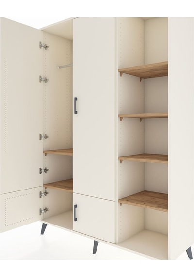 Hyperion Dolap 6 Raflı 4 Kapaklı Tek Askılı 132x44x195 Aytaşı-aytaşı/çam Aytası/atlas Çam Hyperion Dolap 6 Raflı 4 Kapaklı Tek Askılı 132x44x195 Aytaşı-aytaşı/çam Aytası/atlas Çam