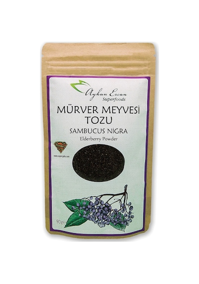 Ayhan Ercan Sambucus Nigra Mürver Meyvesi Tozu 90 G