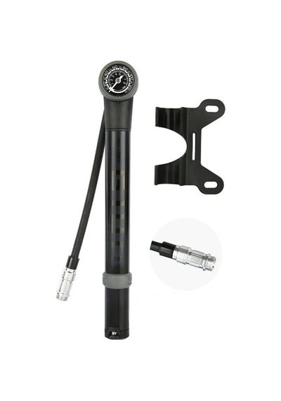 Giyo Gp-84 120psi Göstergeli Hortumlu Bisiklet El Pompası