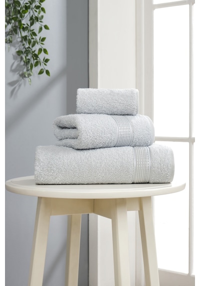 Eponj Home 3lü Havlu Seti Ezgi A.gri 70x140 + 50x85 + 30x50 A.gri