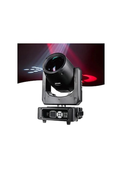 Quenlite Beam-280 9r Osram Ampül İle 280w Beam Spot Sahne Işık Cam Gobo Türk Bayrağı Efektli