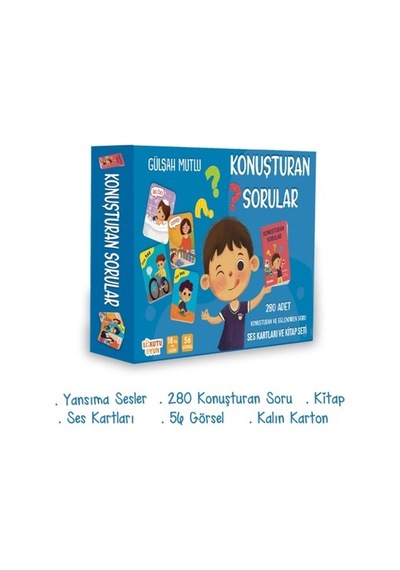 Konuşan Sorularla Oyun Kartları Ve Kitap Seti
