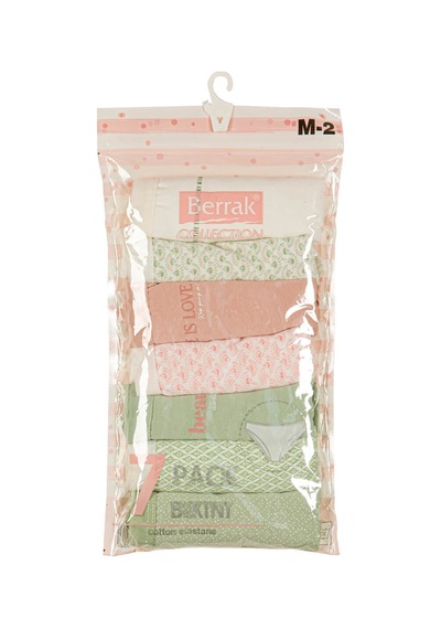 Berrak 11444-30 Kadın 7li Külot Desen-30