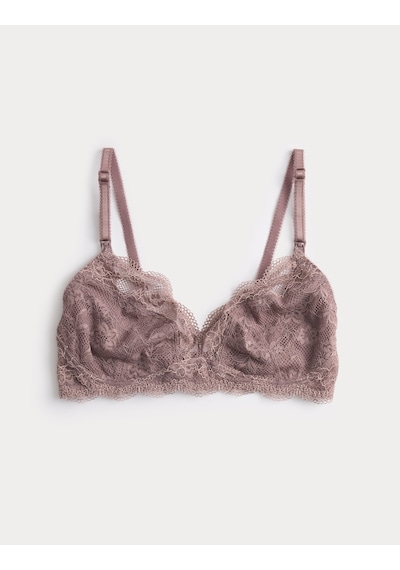 Marks & Spencer Jasmine Dantel Detaylı Sütyen T33000788 Kahverengi