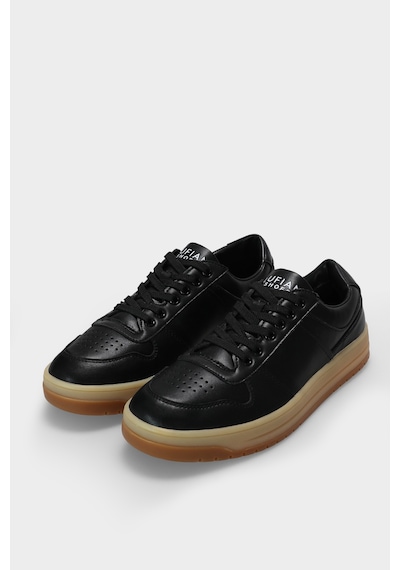 Lufian Omar Erkek Sneaker Ayakkabı Siyah Siyah 111230257100100 Siyah