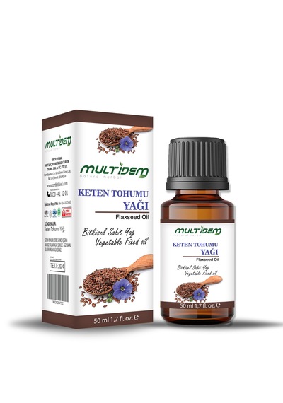 Multidem Hmd Keten Tohumu Yağı 50 ML