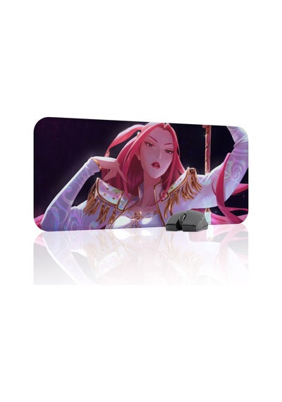 Kpop Demon Hunters Kaymaz Dikişli Kauçuk Oyuncu Mousepad V5 - 70x30 Xl Gaming Mouse Pad Fare Altlığı