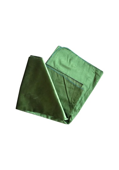 Okey Oyun Masa Örtüsü Flok 140x140 Parlak Yeşil