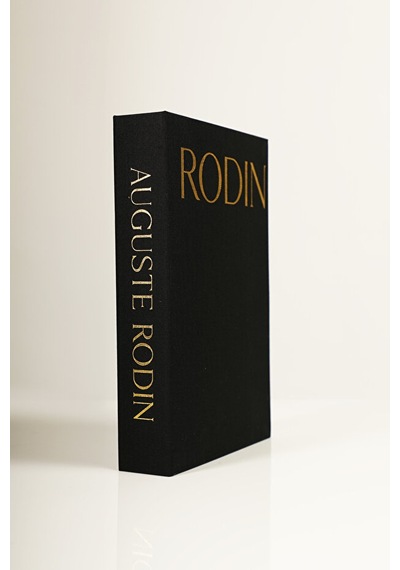 Kumaş Kaplı Siyah Gold Rodin Dekoratif Kitap