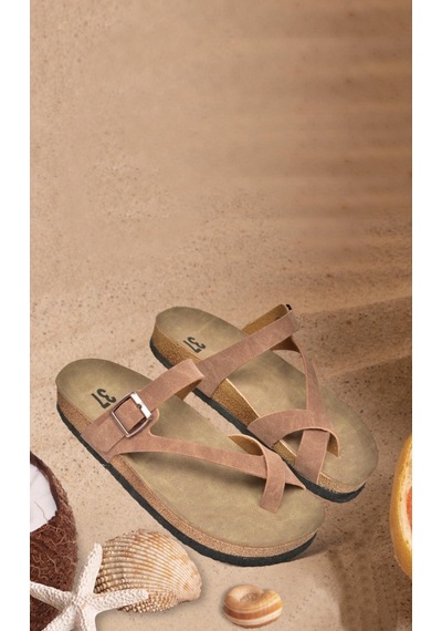 Fox Shoes Taba Kadın Terlik B777753002 Taba