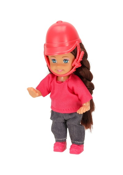 Cute Girl Tatlı Binici Kız Ve Oyuncak Atı 2'li Set - 3+ Yaş Hayal Gücü Geliştiren Hediye Oyuncak