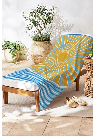 Güneş Deniz Temalı Modern Plaj Havlusu-marine Sarı Mavi Çizgili Havuz Hızlı Kuruyan Mikrofiber Havlu Yağmur Şeftali Güneş Deniz Temalı Modern Plaj Havlusu-marine Sarı Mavi Çizgili Havuz Hızlı Kuruyan Mikrofiber Havlu Yağmur Şeftali