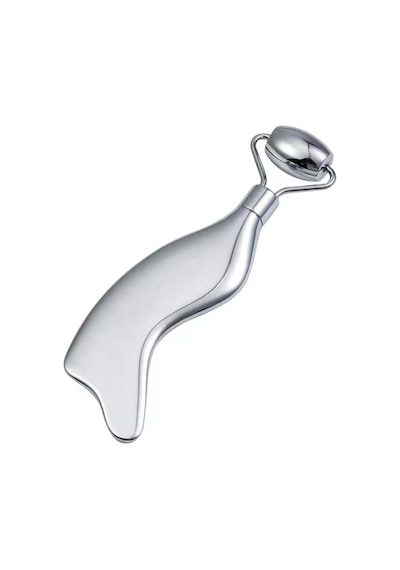 Metal Cilt Sıkılaştırıcı Face Gua Sha Rulosu Yüz Masaj Roller Model 5