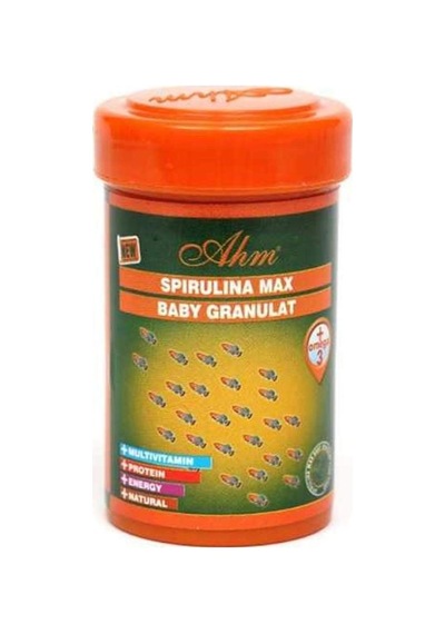 Ahm Spirulina Max Baby Granulat 100 Ml Balık Yemi