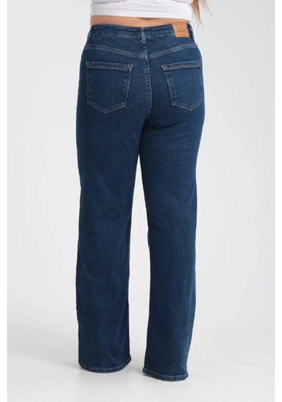 Lacarino 7652 Nita Kadın Jean Pantolon Dark Blue