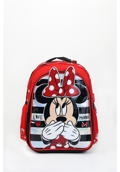 Minnie Ilkokul Çantası Due Iconic Forever Otto-41273 Kırmızı