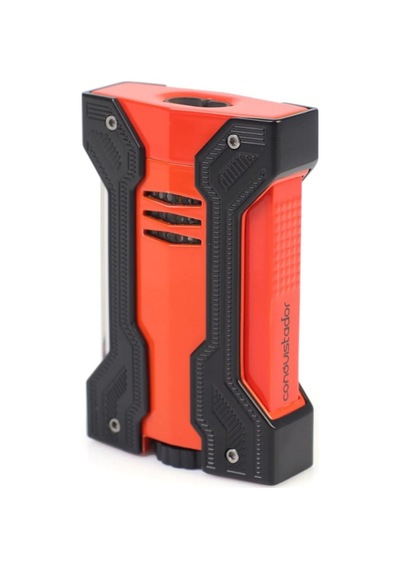 Conquistador Çift Torch Turuncu Siyah Defi Extreme Dizayn Metal Puro Çakmağı Cnq-026