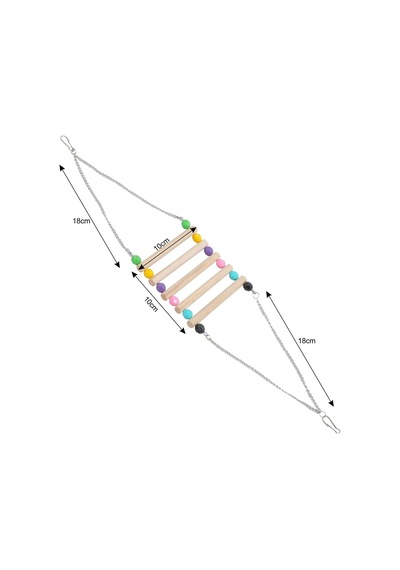 X-perk Kuş Salıncağı Kuş Hamak Kuş Tüneği Genişlik 10x10 Cm Zincirli
