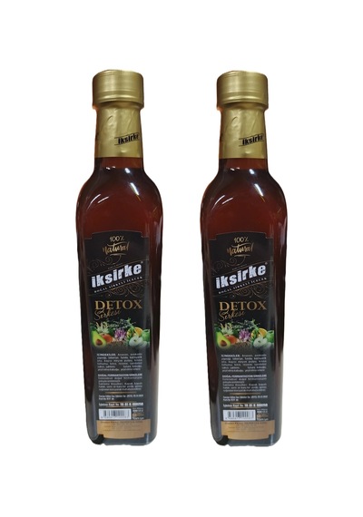 Iksirke Katkısız Detox Sirkesi 500 Ml 2adet