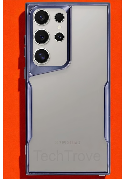 Samsung Uyumlu Galaxy S25 Ultra Kılıf Arkası Şefaf Tasarım Lazer Kaplama Sararmaz Silikon Kapak