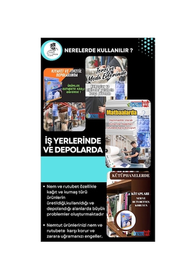 Nem Alıcı Rutubet Emici Koku Giderici Korozyon Önleyici 1 Kutu Içerisinde 2 Paket