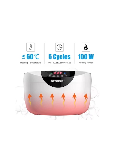 Dijital Ultrasonik Temizleyici 2.5 Litre 100w