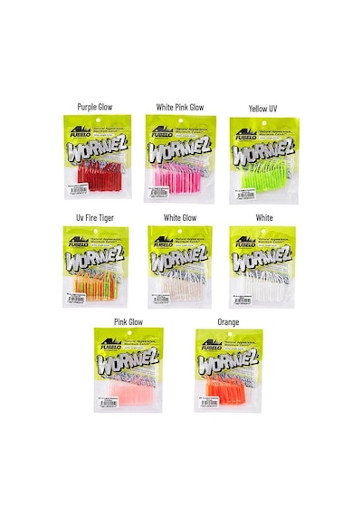 Fubelo Wormiez 5.2cm 18 Adet Lrf Silikonu Pink Yellow