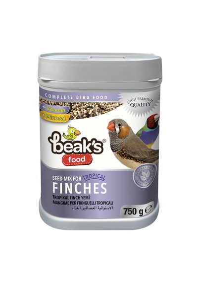 Beaks Tropikal Finch Kuş Yemi 750 Gr