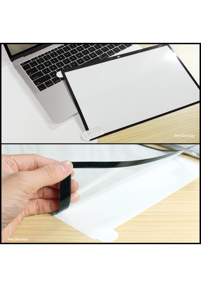 Laptop Ekran Koruyucu Apple Uyumlu MacBook Pro 15 İnç Çerçeveli Anti Glare A1707 A1990 İle