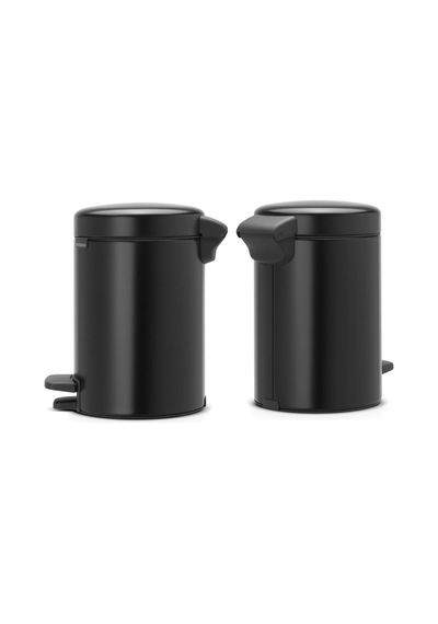 Brabantia Çöp Kutusu Newicon Pedallı 3 Lt Matt Black