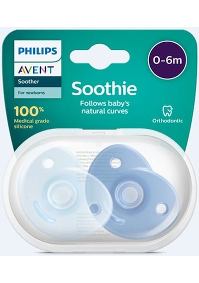 Philips Avent Soothie Emzik 0-6 Ay Erkek 2'li
