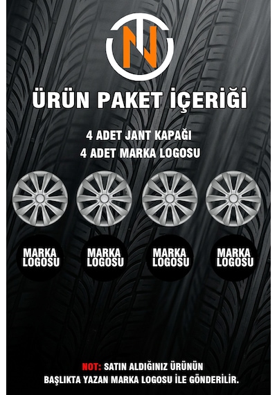 Opel Astra 16 İnç Jant Kapağı Takım Gri G119