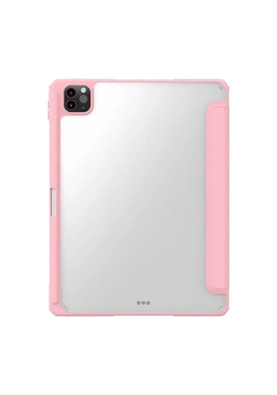 Baseus Minimalist Apple İpad Uyumlu Air 13" Tablet Kılıfı - Pembe Kapaklı Kılıf
