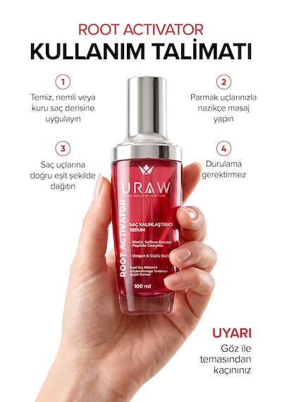 Saç Kalınlaştırıcı Serum Root Activator 100 Ml Saç Köklerini Güçlendirmeye Yardımcı Formül Saç Kalınlaştırıcı Serum Root Activator 100 Ml Saç Köklerini Güçlendirmeye Yardımcı Formül