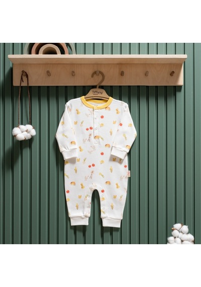 Tiffany Baby & Kids Tiffany Baby Strawberry Organik Theme Tulum 45004 Ekru