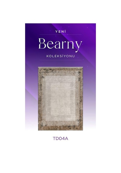 Royal Halı Bearny Td04a Gold Krem Viskon Akrilik Yumuşak Dokulu Modern Halı