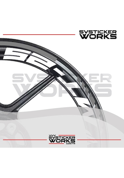 Yamaha Mt-25 Jant Sticker Dış Ve İç Set Sticker Jant Şeridi Gri