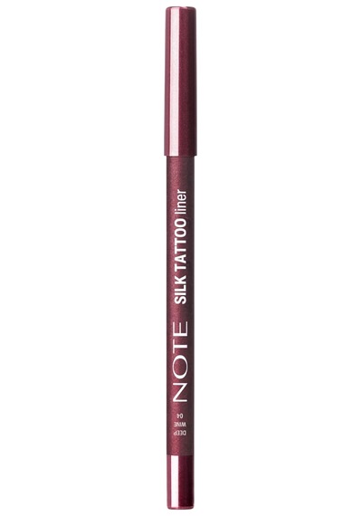 Cosmetics Silk Tattoo Liner Suya Dayanıklı İpeksi Jel Göz Kalemi - 04 Deep Wine Diğer