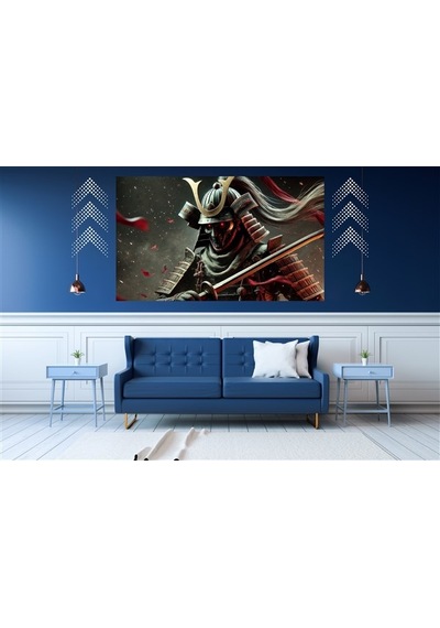 Ti-play Zombi Shogun 60x90cm Modern Samuray Pvc Çerçevesiz Tablo