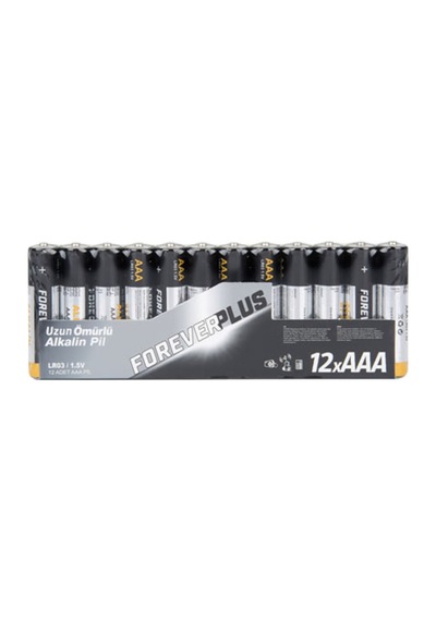 Forever Plus Alkalin İnce Pil 12'li - 8 Adet Tarı