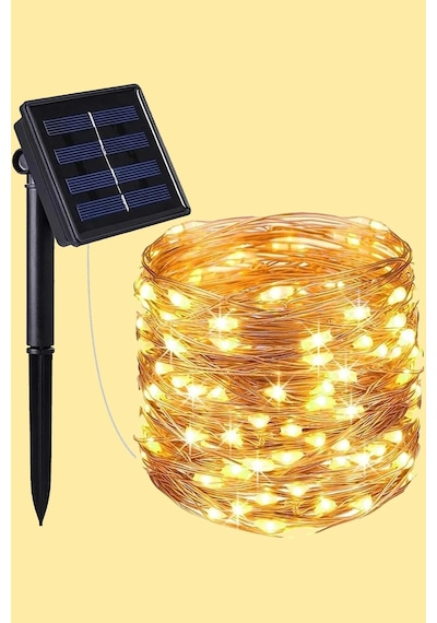 Vexor Güneş Enerjili 200 Led Dış Mekan Aydınlatma Şeridi Diğer