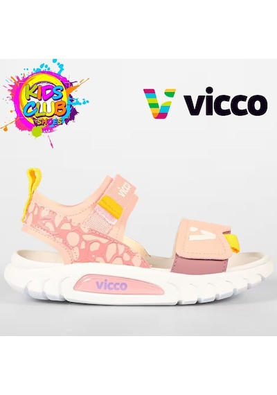 Vicco Dekan Ortopedik Çocuk Spor Sandalet Pudra