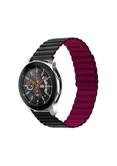 Galaxy Watch Active 2 40mm Uyumlu Krd-52 Mkst Kordon-siyah-kırmızı