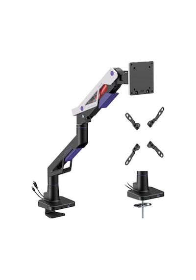Atlas Neo 24-57 İnç Uyumlu Amortisörlü Beyaz Monitör Kolu Ldt95-c012uc