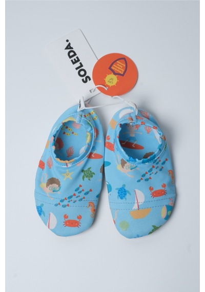 Soleda Uv Korumalı Kaydırmaz Bebek Çocuk Deniz Havuz Patiği Journey Under The Sea Çok Renkli