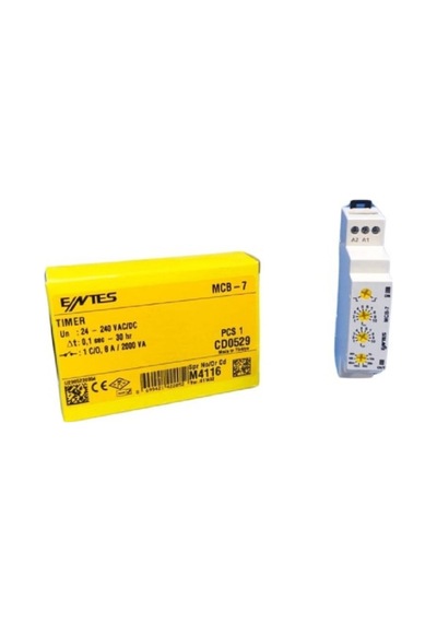 Mcb-8 Elektronik Zaman Rölesi 01 Saniye -999 Dakika
