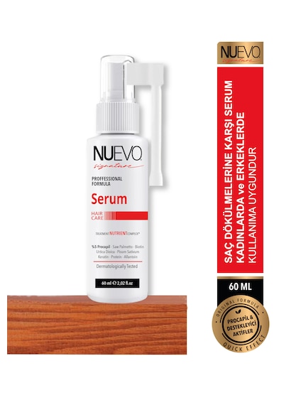 Nuevo Signature Saç Dökülmelerine Karşı ve Ekimi Sonrası %5 Procapil Serum 60 ML