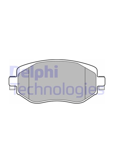 Delphi Ön Fren Balatası Megane 4 2015 Ve Sonrası Tüm Motor Tipleri G:129mm Y:58.4 Mm K:18mm Delphı Lp3306 410603407r-wva22610-410605929r